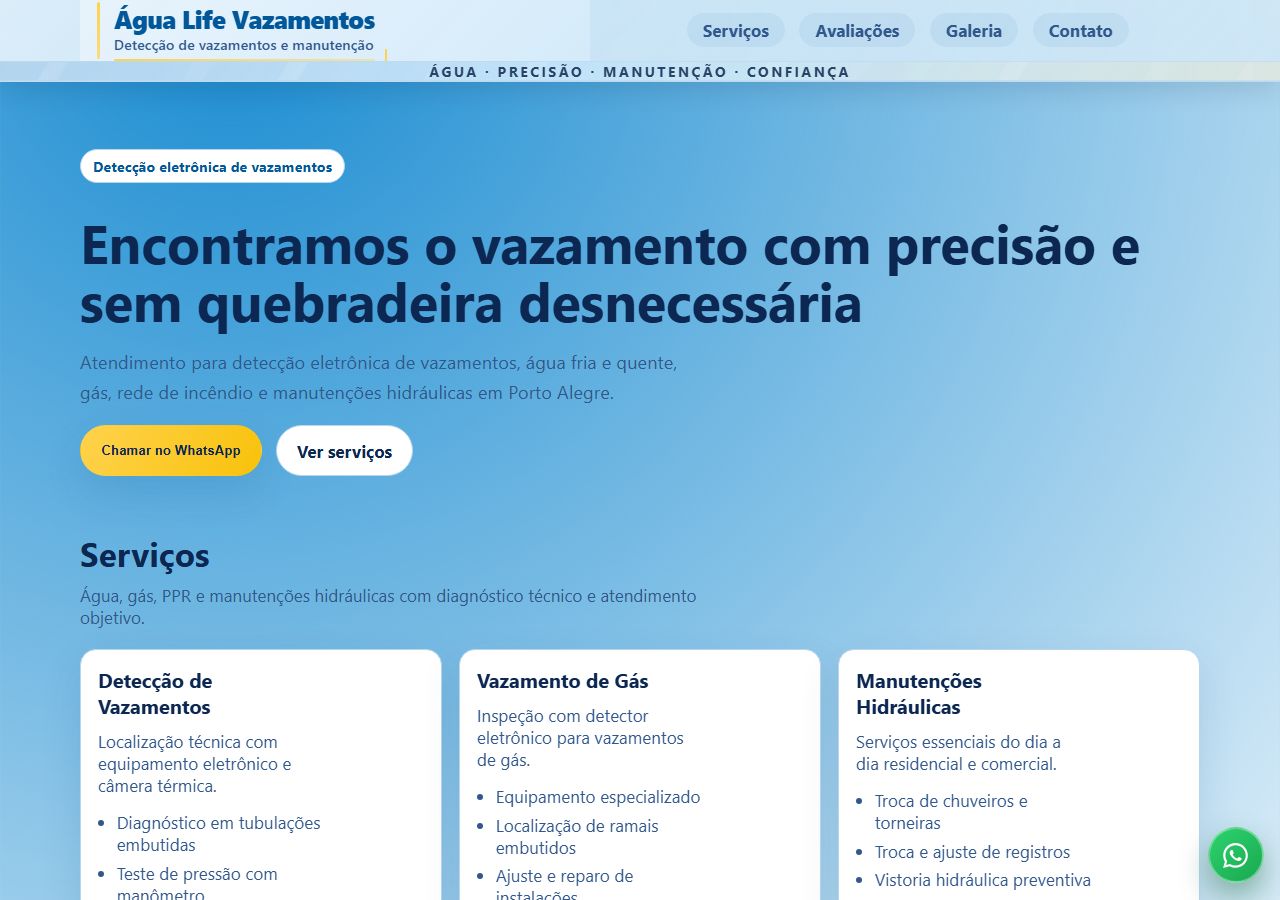 Preview de Água Life Vazamentos