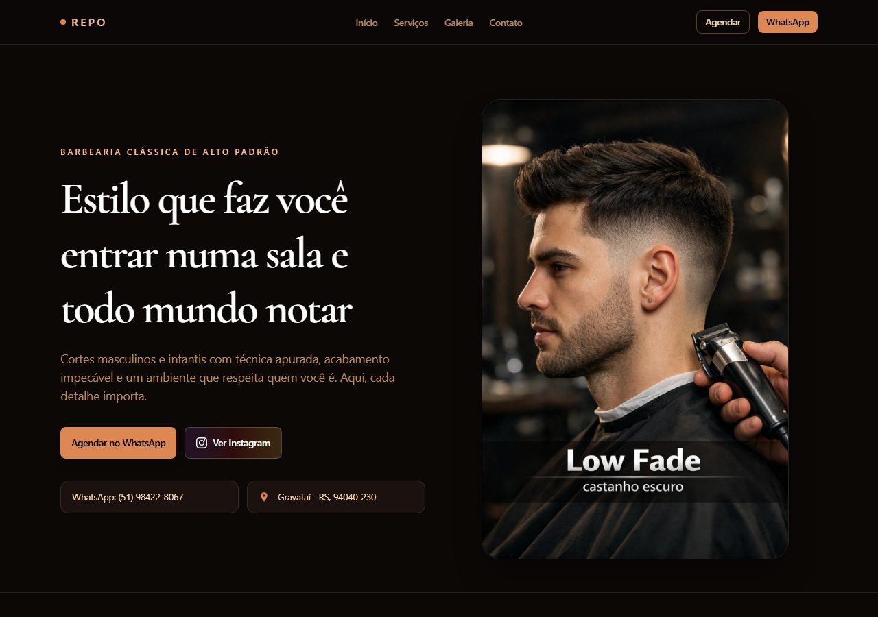 Preview de Elegância Barbearia